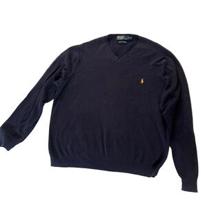 Polo Ralph Lauren Pima Cotton V-Neck Sweater L